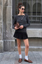 Premium Regular Fit Boat Neck Button Detailed Sweater Women's Sweater 680Kz002563