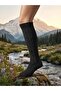Women's Knee High Wool Socks Fo 8015 Anthracite