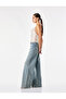 Backless Halter Neck Degaje Collar Sequined Blouse - 3