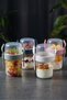 Set of 4 Snack Food Yogurt Muesli Granola Diet Containers with Forks and Spoons - Food Storage Container 650 ml - 7