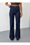 Women's High Waist Spanish Flare Jeans with Front Patch Pockets - 4