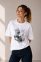 Valentine's Day Special Y2K Vintage Halftone Cat Printed Oversize T-Shirt |   Retro Unisex T-Shirt