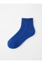 Women's Booties Wool Socks Fo 8013 Cobalt Blue 58% Recycled Wool Blend, Woven Fabric Structure, Warm and Flexible Winter Booties Socks