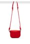 Women's Mini Size Adjustable Strap Knot Detail Shoulder and Crossbody Bag Red (15*13 cm) - 6