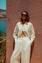 White Linen Shirt - Back Detail - 2