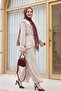 Lace-Up Front, Fold-Over Collar, Elasticated Sleeves, Lined Pants, Cupra Suit - Stone - 3