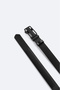 Men's Black Leather Belt B009307 - 3