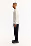 Men's Ecru Crew Neck Textured Elastane Regular Fit Sweatshirt A52Y1220 - 3