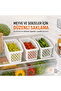 10 Pieces Refrigerator Organizer Basket Multi-Purpose Kitchen Organizer - 2
