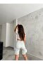 Cargo Pocketed High-Waist Stretchy Bermuda Shorts - 4