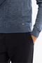 Men's Indigo Textured Basic Sweater E 005110 - 3