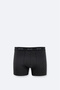 Men's Black Patterned Cotton Single Boxer A52Y9514