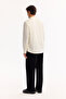 Men's Ecru Buttoned Collar Cotton Soft Touch Regular Fit Shirt A52Y2042 - 4