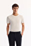 Men's Dark Navy Blue Easy-Iron Slim Fit Trousers with Elastic Sides A52Y3040 - 3