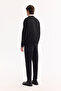 Men's Black Crew Neck Striped Elastane Regular Fit Sweatshirt A52Y1218 - 6