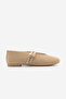 Women's Double Strap Troc Casual Ballerinas Bekosa Beige Suede - 3