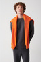 Men's Anthracite Crew Neck 3 Thread Raised Cotton Sweatshirt E 001017 - 5