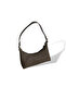 Dark Copper Straw Patterned Shoulder Bag - 3