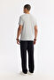 Men's Stone Crew Neck Bi-Stretch Soft Touch Basic Regular Fit T-Shirt B001031 - 4