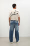 Men's Skater Fit Jean Pants Blue - 4