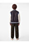 Camouflage Patterned Cotton Gabardine Baggy Trousers with Pockets - 3
