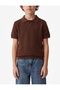 Short Sleeve Button Detailed Polo Collar Knitwear School T-Shirt - 2