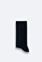 Men's Black Ribbed Bamboo Socks A42Y8511