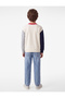Color Blocked Long Sleeve Crew Neck Printed Sweatshirt - 4