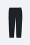 Men's Anthracite Side Pocket Elastic Waist Relaxed Fit Suit Trousers B003201 - 2