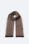 Men's Mink Viscose Blended Tassel Patterned Shawl A42Y9403