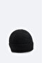 Men's Anthracite Wool Logo Ribbed Beret B 009200 - 2