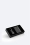Men's Black Gift Boxed 100% Leather Wallet-Keychain Set B009570 - 8