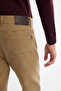 Men's Camel Classic Waist Piece Dye Washable Elastane Berlin Slim Fit Jean Trousers A42Y3500 - 5