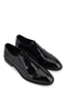 Men's Genuine Leather Black Patent Leather Classic Shoes - 2