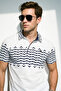 Men's Regular 100% Cotton Polo Collar Tshirt - 6