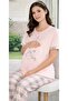 Maternity Pajama Set – Patterned Maternity Pajamas, Comfortable and Stylish Summer Wear 24-80 - 2