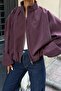 Seasonal Stand Collar Bomber Jacket - 5