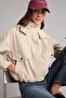 Water Repellent Hooded Woven Coat G5466Ax26Sp - 5