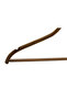 Wooden 8061 Bar Hanger for Shirts and Trousers, Walnut Color, 4 Pieces - 2