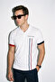 Men's Regular Line Detailed 100% Cotton Polo Collar Tshirt - 6