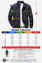 Classic Zip-Up Transitional Men's Jacket & Coat Navy - 2