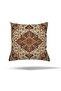 Ethnic Floral Patterned Geometric Patchwork Pillow Case - Hidden Zipper - 4