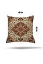 Ethnic Floral Patterned Geometric Patchwork Pillow Case - Hidden Zipper - 5