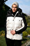 Slim Fit Detachable Artificial Fur Hooded Inflatable Coat Men's Coat 5760076 - 3