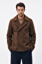 Men's Regular Fit Double-Breasted Quilted Premium Imported Cashmere Jacket