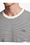 Slim Fit Short Sleeve Crew Neck Striped T-Shirt - 4