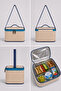 Boy's School Backpack Pen Holder Set with Rabbit Figure and Multiple Compartments - 3
