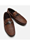 Genuine Leather Brown Men's Loafer - 3