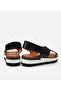 Women's Leather Black Flat Sandals - 5