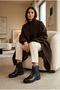 Ranka Casual Women's Boots with Back Zipper